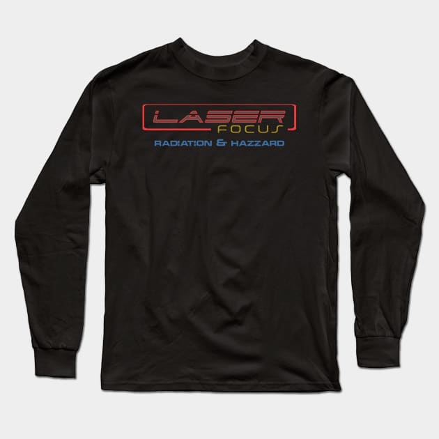Laser Focus | Radiation & Hazzard Long Sleeve T-Shirt by Markyartshop